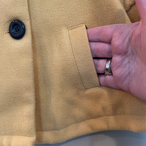 Max Studio Lined Swing Style Coat with Bow Details - Picture 4 of 9